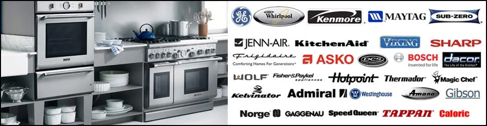 Port St Lucie Appliance Repair brands serviced